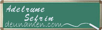 Adelrune Sefrin Visitenkarte